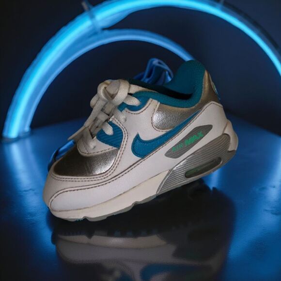 Infant/Toddler Nike Air Max 90 Youth Running Shoes 724853-104 Size 7C - Picture 1 of 7